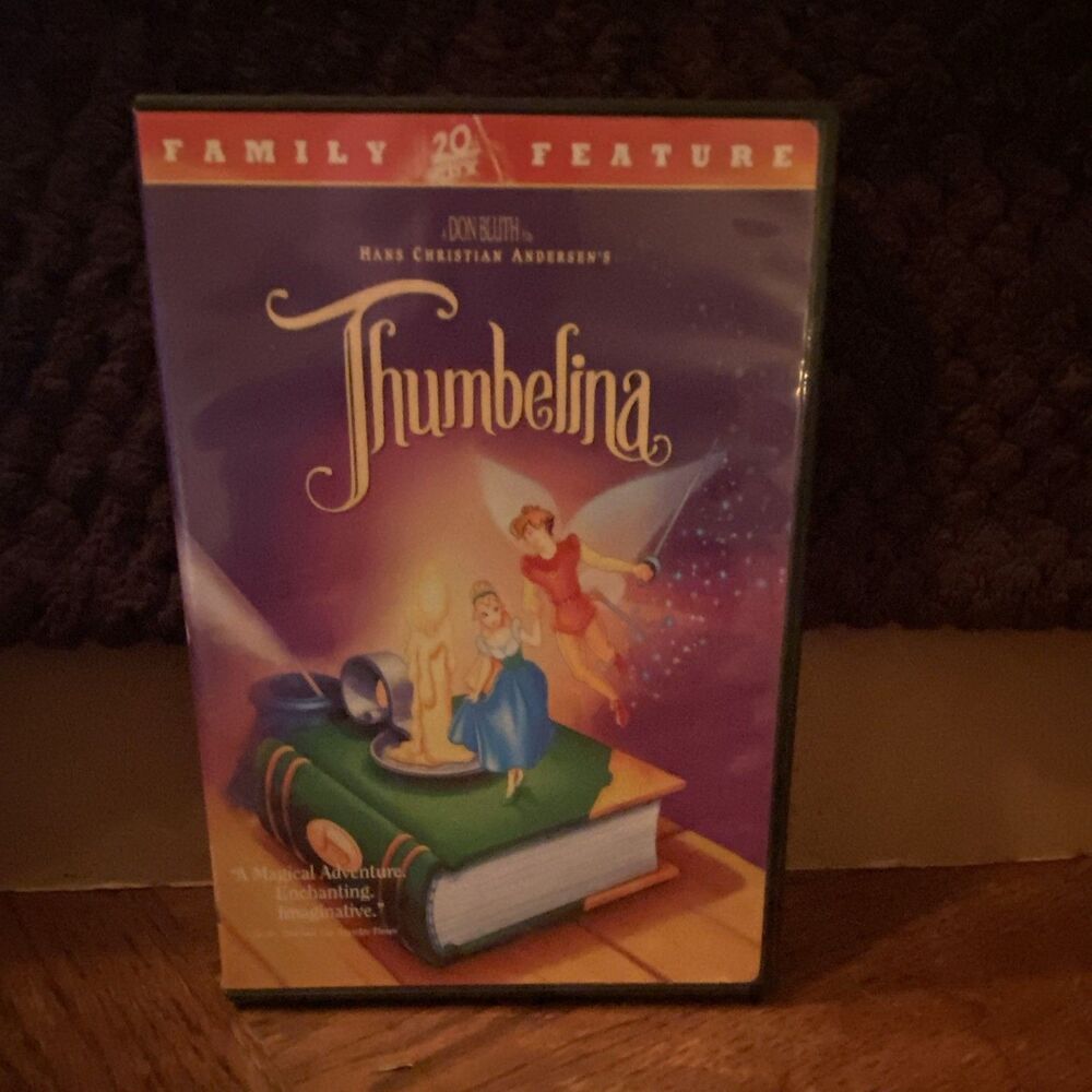 THUMBELINA DVD G JODI BENSON DON BLUTH WIDESCREEN 20th Century Fox